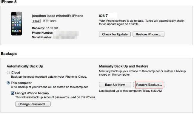 recover iphone backup password windows