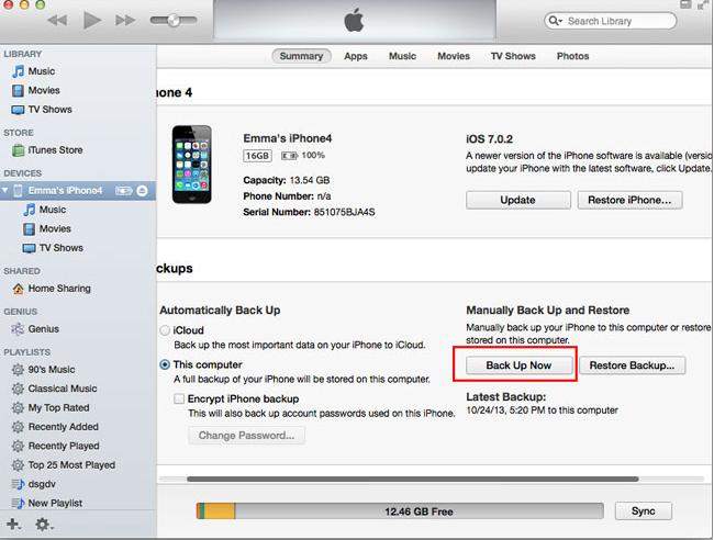 how to save text messages from iphone 5 onto computer
