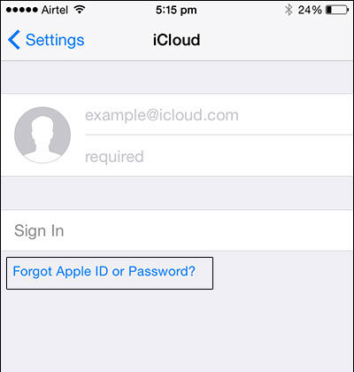 how to find my icloud email password