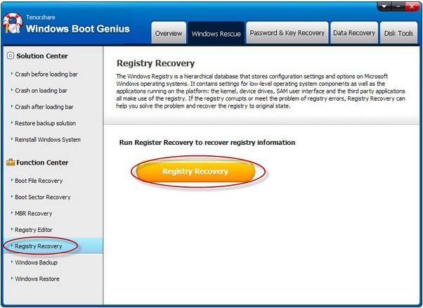 windows 8 registry repair tool