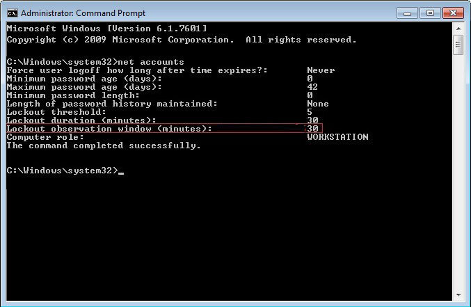 How to Set the Reset Account Lockout Counter After Setting in Windows 8 ...
