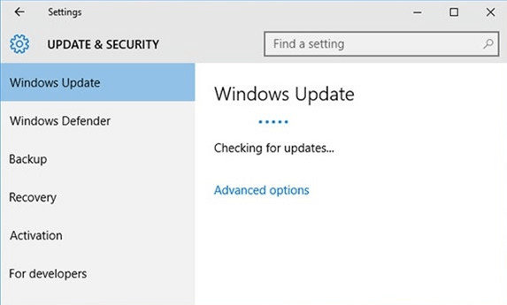checking updates stuck 11 windows 10