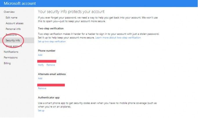 How To Turn On Or Off "Two-step Verification" For Your Microsoft Account