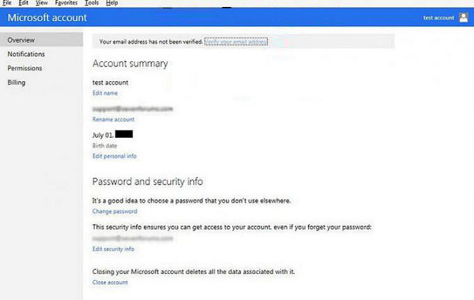 microsoft account verify your email address spam