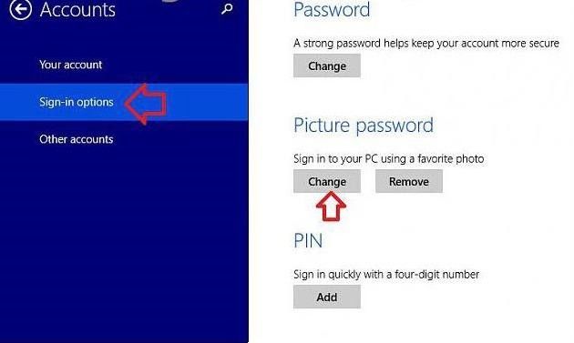 windows 8 account pictures