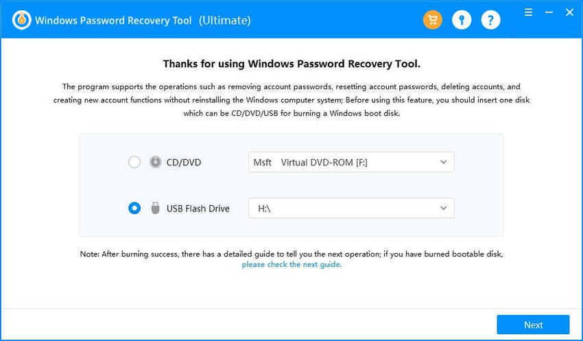 windows 10 forgot admin password reset tool